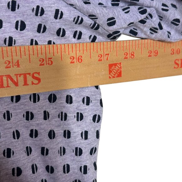 Perry Ellis Mens 2XLT Polo Shirt Lavender/Black Dot Pattern Short Sleeve - Picture 11 of 11